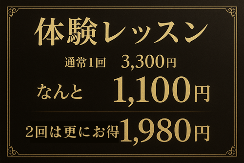 体験レッスン